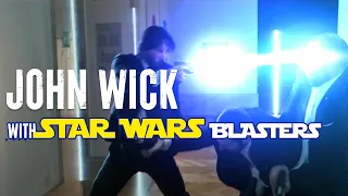 John Wick with Star Wars Blasters