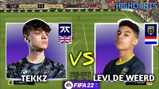 Two of the best attackers face up "Tekkz" vs "Levi de Weerd" FIFA 22 global series