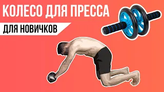 КОЛЕСО ДЛЯ ПРЕССА 💪Техника для новичков С КОЛЕН