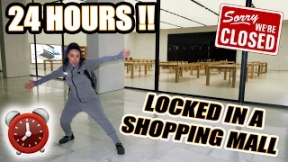 OVERNIGHT IN A SHOPPING MALL!! ⏰ 🔒  24 HOUR FORT CHALLENGE