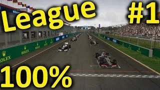 F1 2013 Melbourne 100% Online League Race