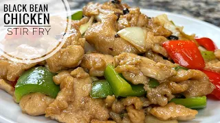 Chicken In Black Bean Sauce Stir Fry Recipe | Chicken Stir Fry With Vegetable