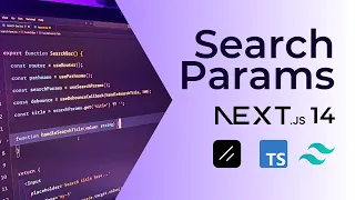 Learn Search Params in Next.js 14 by building a project! React | Tailwind | shadcn/ui