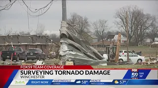 Woman recounts experience after EF-3 tornado hits Winchester