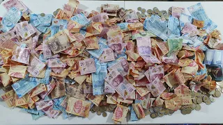 Llene un garrafon de 20 LITROS con BILLETES y MONEDAS | Mis Ahorros