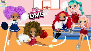 Double the Cheer & Double the Fun! - Cheerleading Tryouts with OMG Royal Bee & DJ LOL FAMILY School!