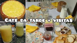 VLOG🏕 COMO ME ORGANIZO PARA RECEBER VISITAS + CAFÉ DA TARDE + MESA POSTA SIMPLES