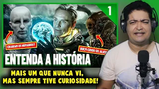 Saga ALIEN | Entenda a História de TODOS os Filmes | PT. 1 | Canal PeeWee | REACT