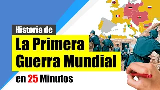 Historia de la PRIMERA GUERRA MUNDIAL - Resumen | Causas, desarrollo y consecuencias.