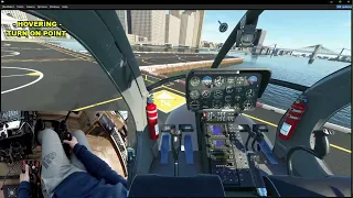 MSFS2020 - Cowan Simulator 500E Helicopter - Dynamics Test on my Home Cockpit