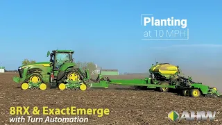 Accurate Seed Placement & Planting - John Deere 8RX and ExactEmerge Planter