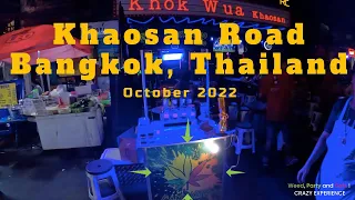 Khaosan Road by Night - (UNEXPECTED - Wild party Street)