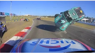 2017 Stadium SUPER Trucks Jake Kostecki Crash Perth, Australia