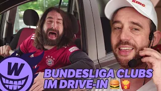 Bundesliga-Clubs im Drive-In