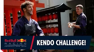 Max Verstappen and Daniel Ricciardo's Kendo Challenge!