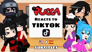 Pucca Reacts To TikTok || Pucca x Garu || Eng/Spa || Gacha Club