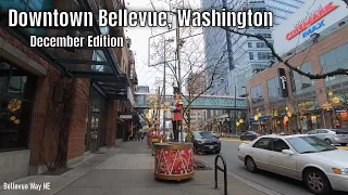 Downtown Bellevue, Washington 4k Walking Tour