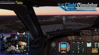 Microsoft Flight Simulator 2020 | Stunning Amazing Arrival! at Manchester PMDG Boeing 737-800 |