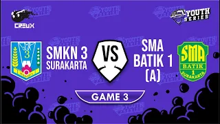 [MCT Youth Series S1] SMKN 3 SKA vs SMA Batik 1 A | Upper Bracket Final | GAME 3 |