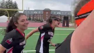 Women's Lacrosse Atlantic Region Champs Celebration