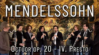 MENDELSSOHN Octet op. 20 - IV. Presto | Nicolas BALDEYROU