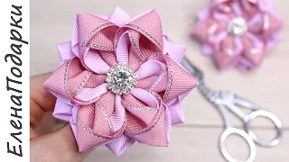 💐 эти ЦВЕТЫ ИЗ ЛЕНТ💐 просто восхищение МК/DIY. Ribbon flower