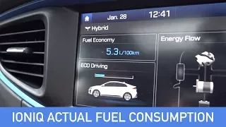 Hyundai Ioniq Actual vs Reported Fuel Economy