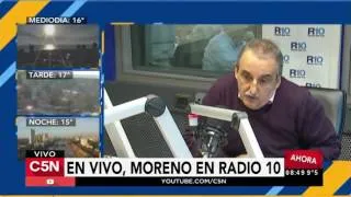 C5N - Política: Entrevista a Guillermo Moreno en Radio 10