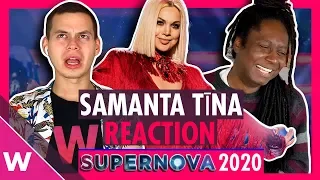 Samanta Tīna "Still Breathing" (REACTION) | Latvia Eurovision 2020 (Supernova video)