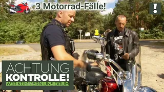 🏍️ So NICHT! Verkehrssünder auf ZWEI Rädern! 🏍️ 3 Motorrad-Fälle | Kabel Eins | Achtung Kontrolle