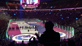 Vancouver Canucks 50th Anniversary Home Opener Players and Legends Introduction