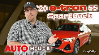 Audi e-tron 55 Sportback // Test / Fahrbericht