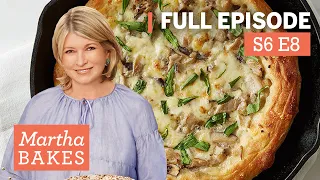 Martha Stewart Makes Skillet Pizza and Calzones | Martha Bakes S6E8 "Pizza Dough"