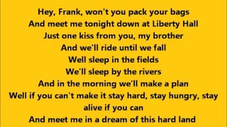 Bruce Springsteen - This Hard Land with Lyrics