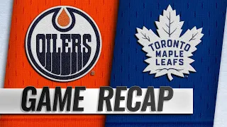 Four-goal 2nd leads Leafs past Oilers, 6-2