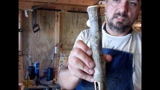 Making a Branch Flute Part 2 - Blue Bear Flutes