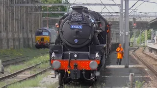 A BLACK 5 With 57315 RUNNING AROUND It's Coaches, The BLUE PULLMAN And TRIPLE Class 68s!! | 11/5/24.