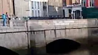 leon jumps in the liffey for 50 euro