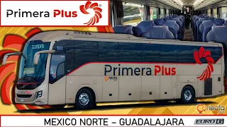 Primera Plus: La Mejor Linea de Autobuses en México | México Norte a Guadalajara | Volvo 9800 Euro 6