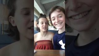 [1/3] Millie Bobby Brown - Instagram Livestream 05-07-2017 (ft. Noah Schnapp)