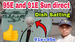 91E Sun direct and 95E Nss6 Satellite on 2 feet dish || 21/12/2021.