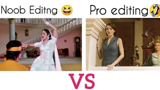 Noob Editng Vs pro Editng | Funny Trend vedo 🤣 | New vs Old song #funny #video #1ontranding