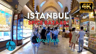 ⁴ᴷ⁵⁰  🇹🇷 Walking in The Spice Bazaar(Egyptian Bazaar) and Tahtakale. Eminonu(ISTANBUL WALK)
