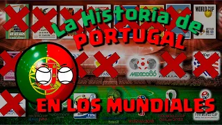 PORTUGAL en los mundiales  1930-2022 COUNTRYBALL