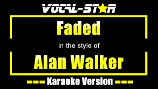 Alan Walker - Faded | With Lyrics HD Vocal Star Karaoke 4K