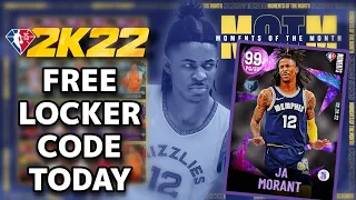 NBA 2K22 FREE LOCKER CODES TODAY AND FREE DARK MATTER JA MORANT CARD