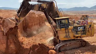 Huge Caterpillar 6040 Excavator Working In Coal Mines - 3 Hours Movie