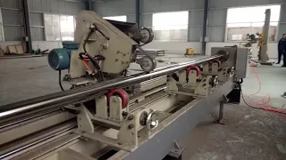 Hydraulic cylinder rod polishing grinder machine