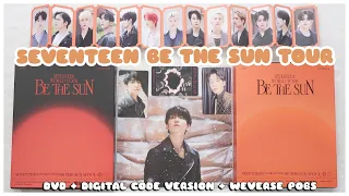 ✨unboxing seventeen be the sun seoul world tour dvd + digital code versions and weverse pobs | 세븐틴
