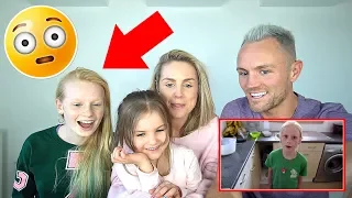 Reacting to Mia’s FIRST EVER VIDEO! *8 years old* | Family Fizz